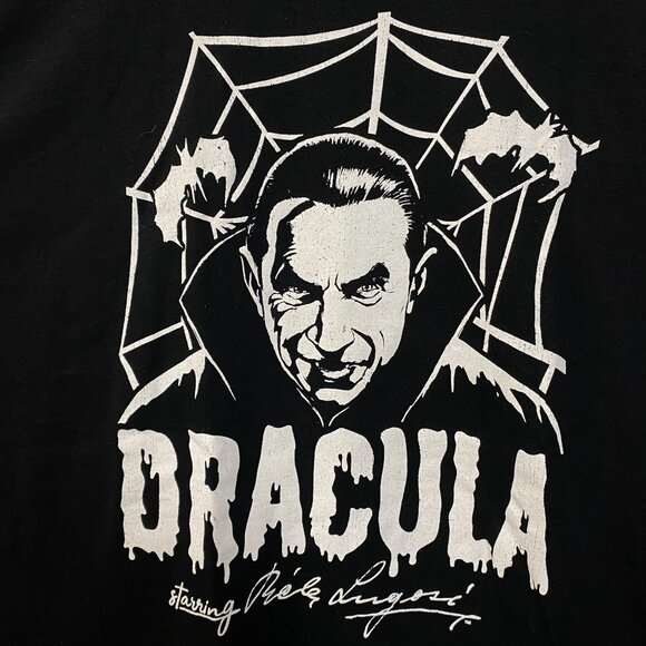 Bela Lugosi Dracula Spiders Web Graphic T-Shirt XL - Picture 2 of 4
